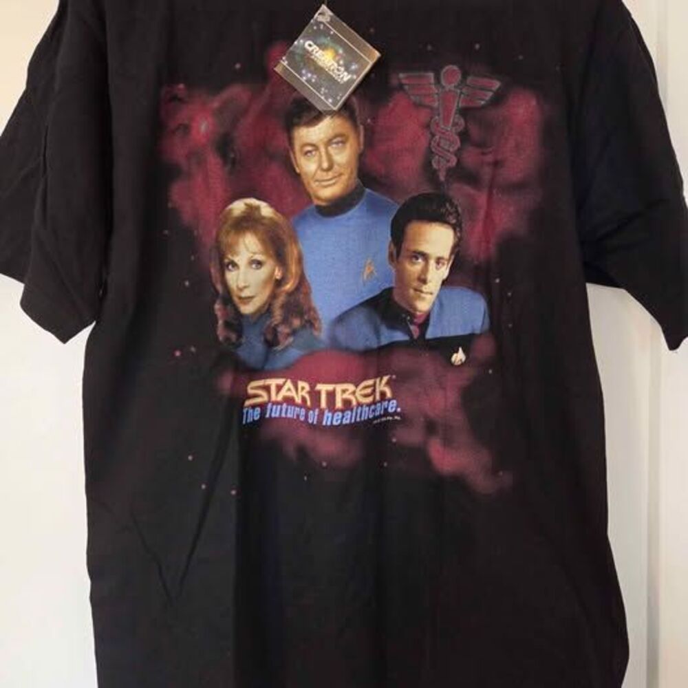Vintage 1994 Star Trek "The Future of Healthcare" Shirt - Large - NEVER WORN